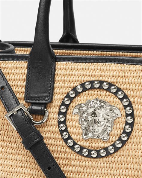 versace medusa leather pouch|versace la medusa tote bag.